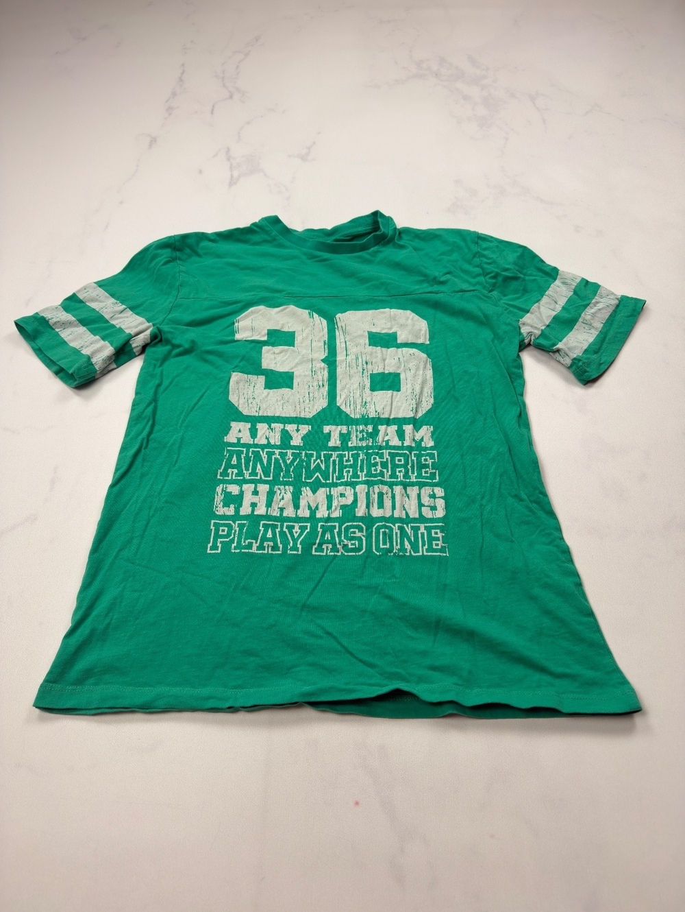 Kidpik 36 Any Team Anywhere Champions Play As One Graphic Tee Green - Boys XXL